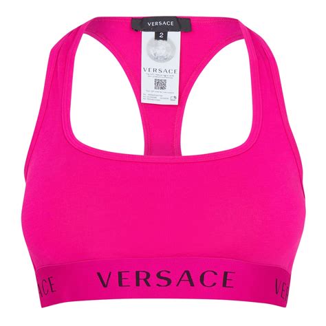 versace sports bra black|versace bralette.